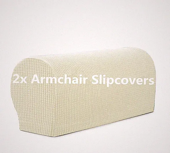 Set of 2 Stretch Armrest Covers Arm Covers for Chairs Couch Sofa Recliner Sofa